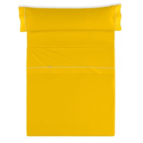 Bedding set Alexandra House Living Mustard King size by Alexandra House Living, Sheets and pillowcases - Ref: D1600087, Price...