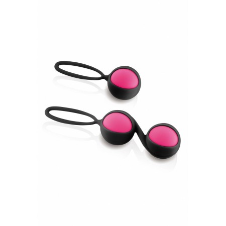 Kit de Poids Vaginaux Kegel Yoba Silicone Noir Rose 2 Pièces de Yoba, Boules de geisha - Réf : M0403524, Prix : 12,60 €, Remi...