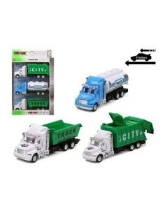 Set veicoli City Truck 119282 (3 uds) da BigBuy Fun, Automobili e auto da corsa - Ref: S1123766, Precio: 11,29 €, Descuento: %