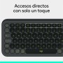 Drahtlose Tastatur Logitech Grau Qwerty Spanisch QWERTY | Tienda24 - Global Online Shop Tienda24.eu