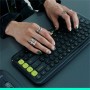 Drahtlose Tastatur Logitech Grau Qwerty Spanisch QWERTY | Tienda24 - Global Online Shop Tienda24.eu