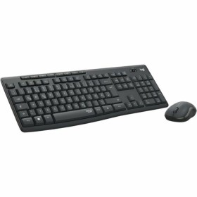 Tastatur Logitech Schwarz Qwerty Spanisch Deutsch von Logitech, Tastatur-Maus-Sets - Ref: S7843036, Preis: 57,28 €, Rabatt: %