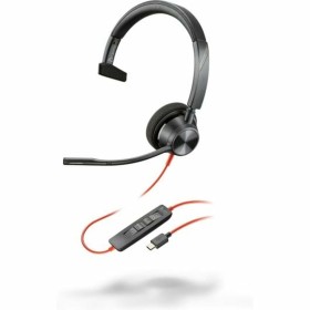 Auriculares con Micrófono Poly Negro de Poly, Auriculares con micrófonos - Ref: S7843106, Precio: 43,80 €, Descuento: %