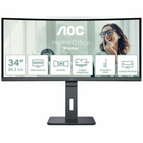 Écran AOC 34" UltraWide Quad HD de AOC, Ecrans PC - Réf : S7843293, Prix : 494,60 €, Remise : %