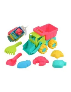 Set di giocattoli per il mare Truck 26 x 18 cm Multicolore da BigBuy Fun, Giocattoli per sabbia e da spiaggia - Ref: S1124905...