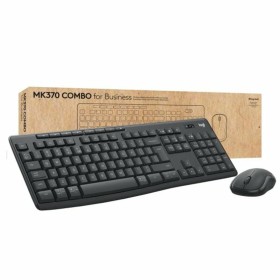 Clavier et souris sans fil Logitech Noir de Logitech, Claviers - Réf : S7843358, Prix : 62,22 €, Remise : %