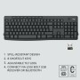 Tastatur mit Drahtloser Maus Logitech Schwarz | Tienda24 - Global Online Shop Tienda24.eu