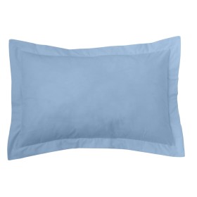 Cushion cover Alexandra House Living Blue Celeste 55 x 55 + 5 cm by Alexandra House Living, Cushion Covers - Ref: D1600101, P...