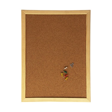 Ardósia Q-Connect Cortiça Castanho (40 x 30 cm) de Q-Connect, Lousas e quadros para escrever - Ref: S7906775, Preço: 8,64 €, ...