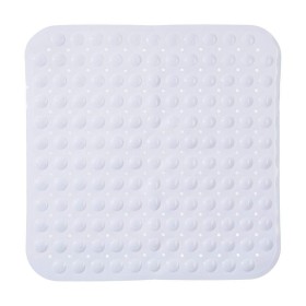 Tapete Antiderrapante para Duche Quadros Branco PVC 67,7 x 38,5 x 0,7 cm (6 Unidades) | Tienda24 - Global Online Shop Tienda24.eu