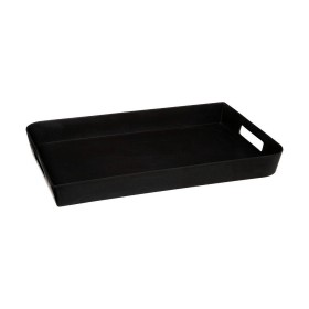 Prato de Jantar Bidasoa Cosmos Preto Cerâmica 23 cm (6 Unidades) | Tienda24 - Global Online Shop Tienda24.eu