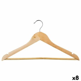 Juego de Perchas Max Home Natural Madera Acero 44,5 x 23 x 1 cm 20 Piezas (4 Unidades) | Tienda24 - Global Online Shop Tienda24.eu