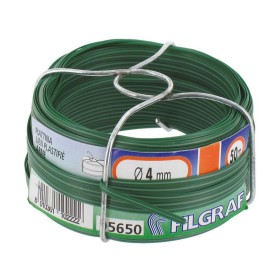 Bobine de fil Filgraf Plastifié 4 mm x 50 m Métal Vert de Filgraf, Tuteurs pour plantes - Réf : S7916480, Prix : 5,28 €, Remi...