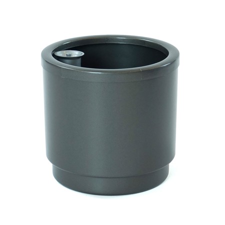 Self-watering flowerpot Plastiken Anthracite (Ø 22 cm) | Tienda24 - Global Online Shop Tienda24.eu