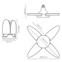 Bombilla LED EDM 98907 Leaf 30 W 200 W E27 3000 lm 35 x 11,2 cm Multidireccional (6500 K) de EDM Product, Bombillas LED - Ref...