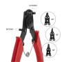 Circlip Pliers Workpro 4-in-1 | Tienda24 - Global Online Shop Tienda24.eu