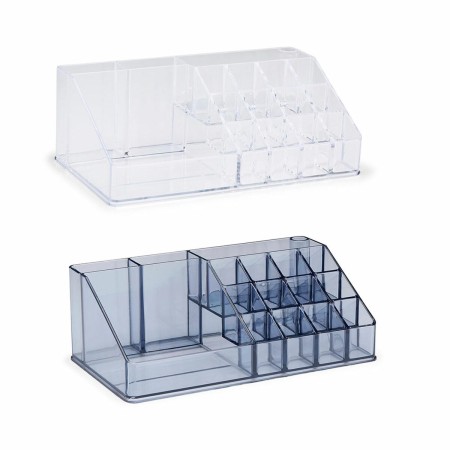 Make-up organizer Touch of Beauty Acrylic 22,5 x 12,5 x 8 cm 17 Compartments by Touch of Beauty, Cosmetic Organisers - Ref: S...