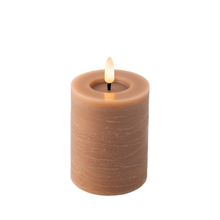 LED Candle Lumineo Brown Ø 7 x 11,2 cm Flame effect by Lumineo, Christmas - Ref: S7924613, Price: 6,49 €, Discount: %