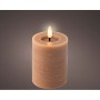 LED Candle Lumineo Brown Ø 7 x 11,2 cm Flame effect by Lumineo, Christmas - Ref: S7924613, Price: 6,49 €, Discount: %