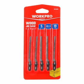 Lame scie Workpro T101A0 Scie sauteuse Bois (5 Unités) de Workpro, Scies et accessoires - Réf : S7924653, Prix : 5,49 €, Remi...