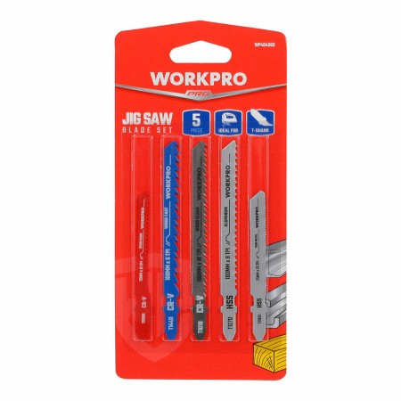 Lame scie Workpro Scie sauteuse Bois Métal 5 Pièces de Workpro, Scies et accessoires - Réf : S7924655, Prix : 4,94 €, Remise : %