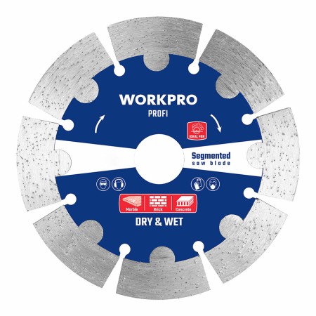 Diamanttrennscheibe Workpro Profi von Workpro, Zubehör für Oberfräsen - Ref: S7924657, Preis: 7,82 €, Rabatt: %