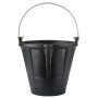 Bucket with Handle Bellota 12 L industrial Black Latex rubber Resistant by Bellota, Equipment for handling drums and buckets ...