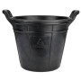 Bucket with Handle Bellota 18 L industrial Black Latex rubber Resistant by Bellota, Equipment for handling drums and buckets ...