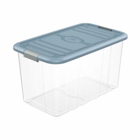 Boîte de rangement avec couvercle Stefanplast Elegance Gris Plastique 15 L 29 x 17 x 39 cm (6 Unités) | Tienda24 - Global Online Shop Tienda24.eu