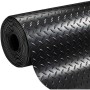 Alfombra Exma Negro Caucho 1 x 10 m Diamantes de Exma, Bases antideslizantes - Ref: S7925645, Precio: 144,69 €, Descuento: %