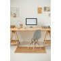 Lampe de bureau EDM 32015 Blanc Naturel Bois Acier 40 W 12 x 17 x 45 cm | Tienda24 - Global Online Shop Tienda24.eu