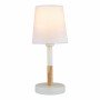 Tischlampe EDM 32016 Weiß Holz Stahl 40 W 220-240 V Ø 13 x 32 cm von EDM Product, Tisch- & Nachttischlampen - Ref: S7925672, ...