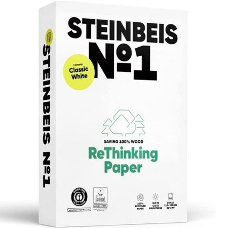 Papel para Imprimir Steinbeis Branco Din A4 500 Folhas de Steinbeis, Papel de impressão - Ref: S7925778, Preço: 9,39 €, Desco...