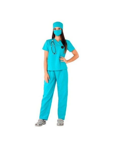 Costume for Adults 115538 Blue (4 Pieces) | Tienda24 Tienda24.eu