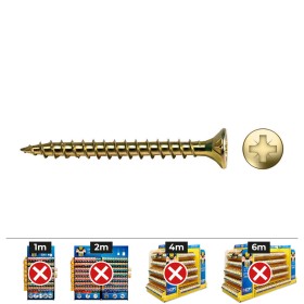 Box of screws SPAX Wood screw Flat head (3,0 x 30 mm) | Tienda24 - Global Online Shop Tienda24.eu