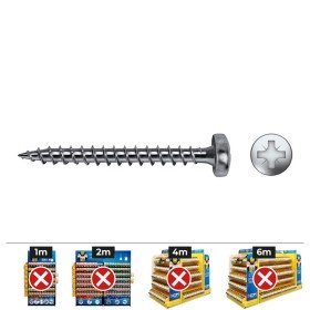 Schraubenkasten CELO Vlox 80 Stück Senkkopf (6 x 70 mm) | Tienda24 - Global Online Shop Tienda24.eu