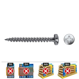 Box of screws CELO Galvanised Ø 3,5 x 35 mm Full roll (500 Units) by CELO, Screws - Ref: S7926007, Price: 19,76 €, Discount: %