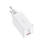 Wall Charger Baseus GAN5 Pro White 65 W | Tienda24 - Global Online Shop Tienda24.eu