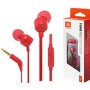 Kopfhörer mit Mikrofon JBL Rot von JBL, Headsets mit Mikrofonen - Ref: S8109422, Preis: 9,15 €, Rabatt: %