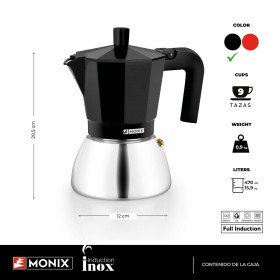 Italian Coffee Pot Monix Black 470 ml by Monix, Stovetop Coffee Makers - Ref: S8109692, Price: 24,77 €, Discount: %