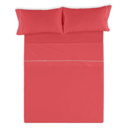 Jeu de draps Alexandra House Living Rouge Lit king size 4 Pièces de Alexandra House Living, Draps et taies d'oreiller - Réf :...