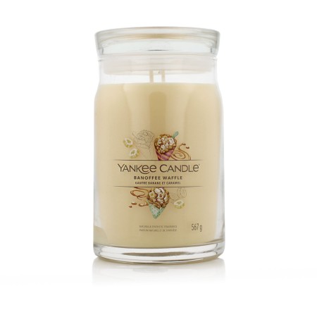 Bougie Parfumée Yankee Candle Signature Large Jar Banoffee Waffle 567 g de Yankee Candle, Voiles libres - Réf : S8314766, Pri...