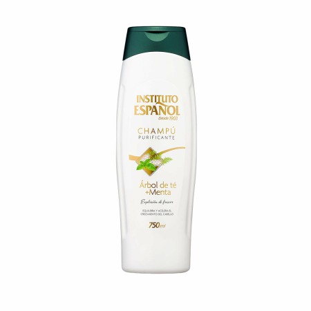 Shampoing Purifiant Instituto Español Menthe Arbre à thé 750 ml de Instituto Español, Shampooings - Réf : S8315066, Prix : 5,...