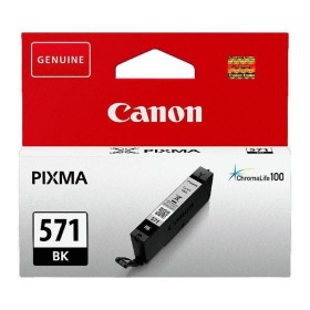 Cartouche d'encre originale Canon CLI-571BK Noir de Canon, Toners et encre pour imprimante - Réf : S8402564, Prix : 17,67 €, ...