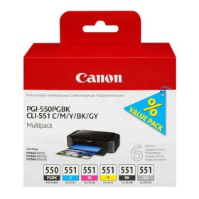 Original Ink Cartridge Canon PGI550 + CLI551 Multicolour by Canon, Printer toners and inks - Ref: S8402998, Price: 89,47 €, D...