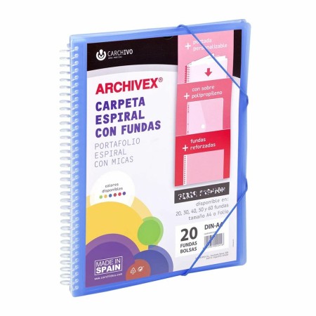 Classificatore Documenti Carchivo Archivex-Star Azzurro A4 di Carchivo, Cartelle - Rif: S8403408, Prezzo: 10,39 €, Sconto: %