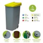 Recycling Waste Bin Denox Yellow 110 L | Tienda24 - Global Online Shop Tienda24.eu