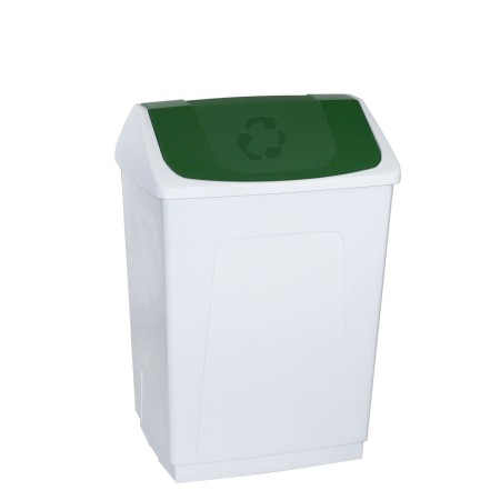 Papeleira Denox Branco Verde 55 L de Denox, Papeleiras - Ref: S8403968, Preço: 25,65 €, Desconto: %