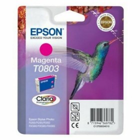 Original Ink Cartridge Epson Cartucho T0803 magenta Stylus Photo R360 Magenta by Epson, Printer toners and inks - Ref: S84052...