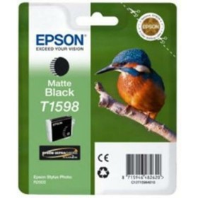 Cartouche d'encre originale Epson Cartucho T1598 negro mate Noir de Epson, Toners et encre pour imprimante - Réf : S8405368, ...